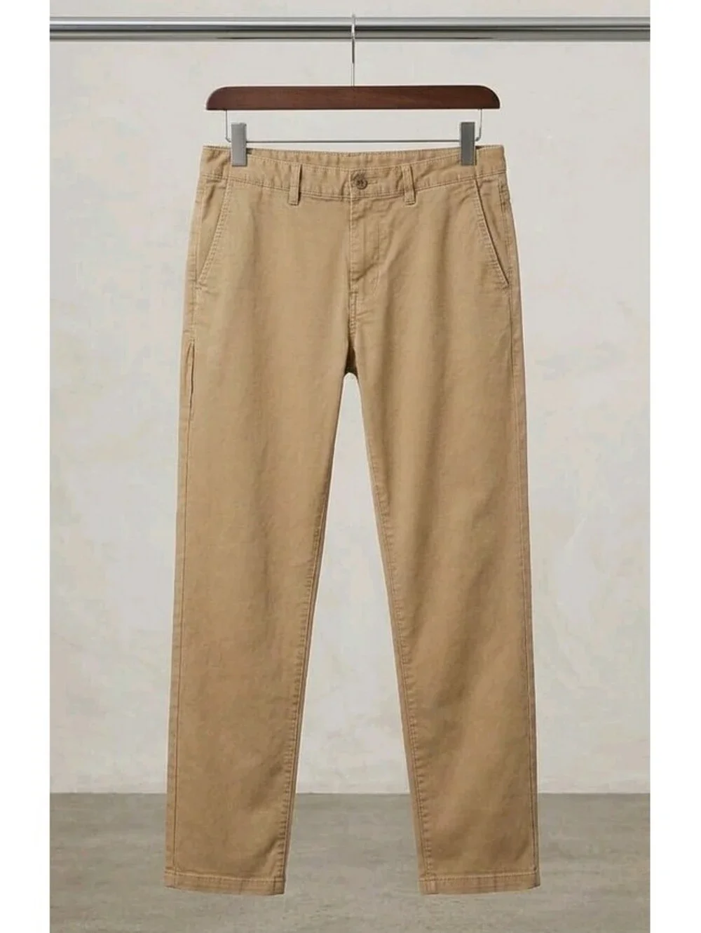 The North Face Men Pants Chino Hiking Climbing Khaki Tan Stretch Size 32x27 284